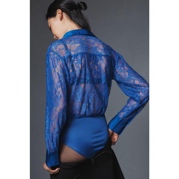 Anthropologie Lace Bodysuit - New Small - Picture 2 of 5